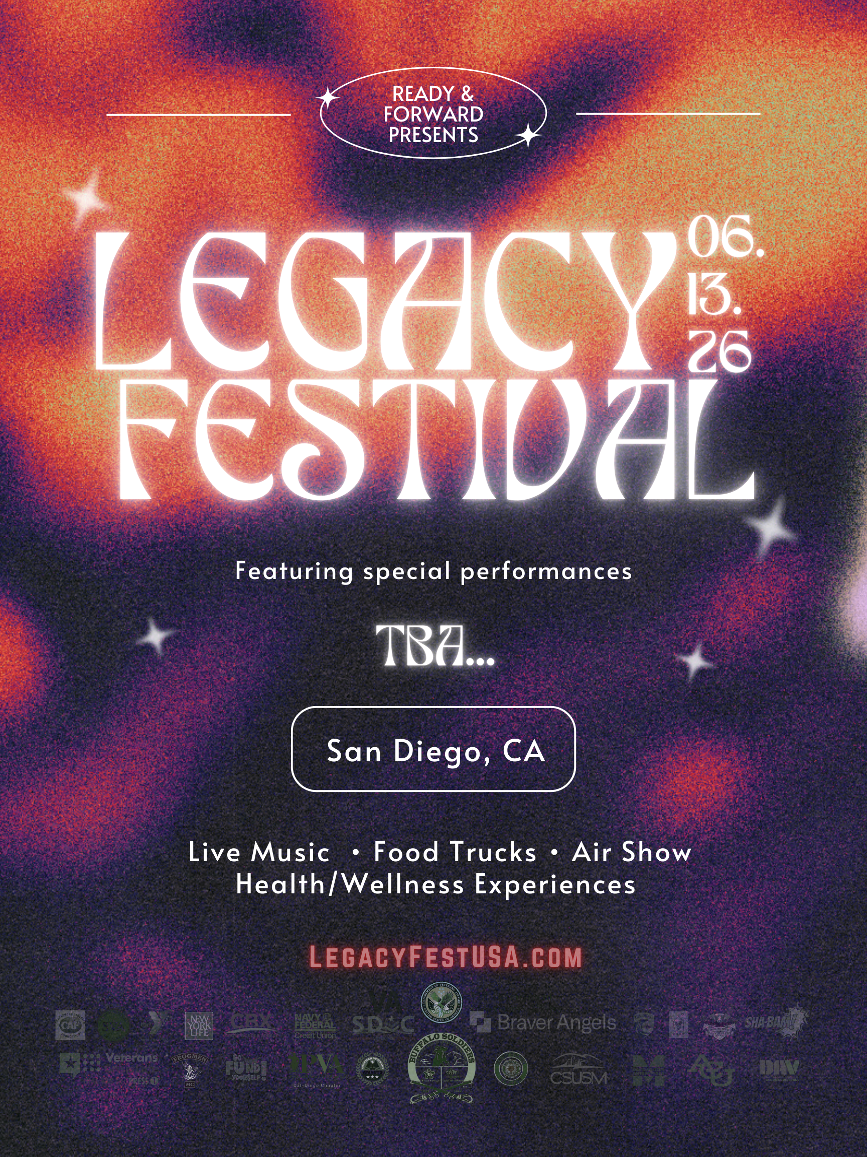 Legacy Fest 2026 — event poster