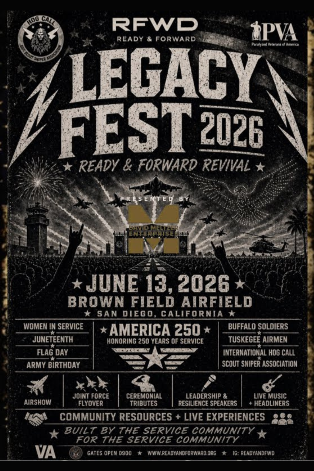 Legacy Fest 2026 event flyer 2